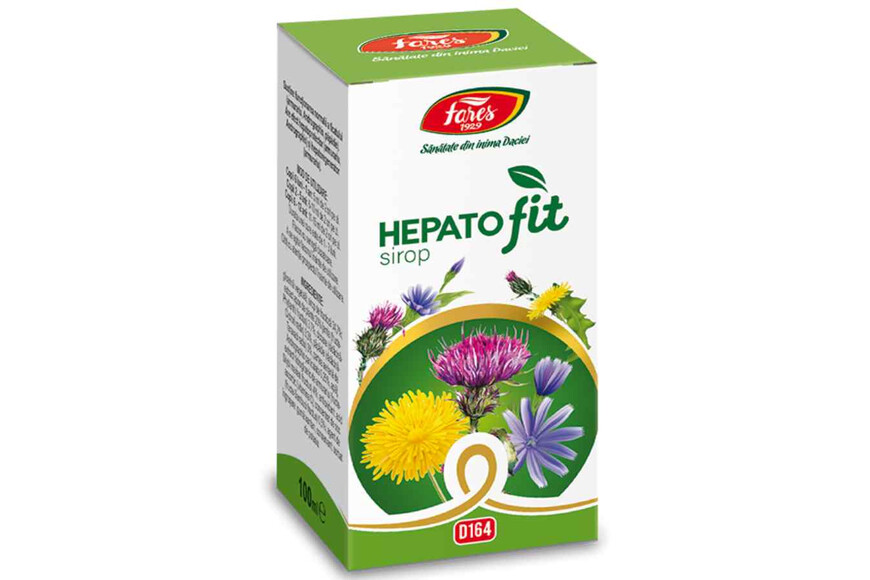 Hepatofit Sirop cu fructoza , 100 ml, Fares