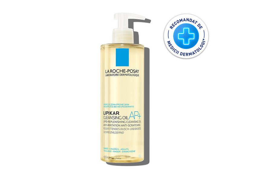 Ulei de spalare pentru pielea sensibila Lipikar AP+, 400ml, La Roche-Posay