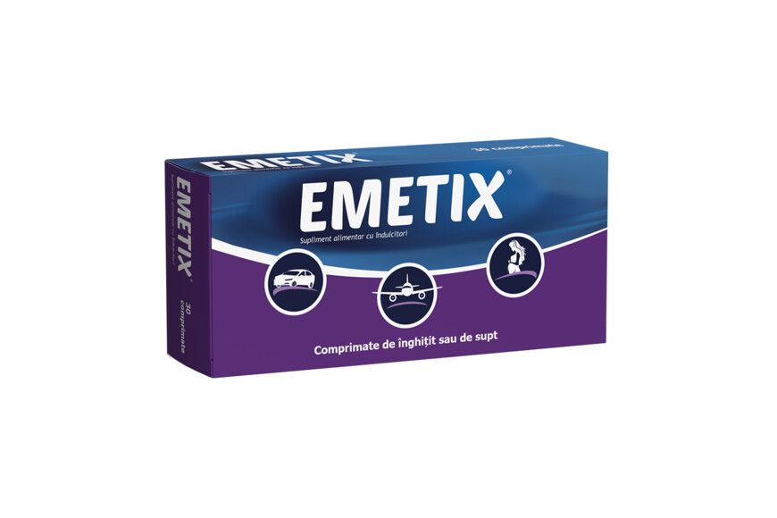 Emetix, 30 comprimate, Fiterman