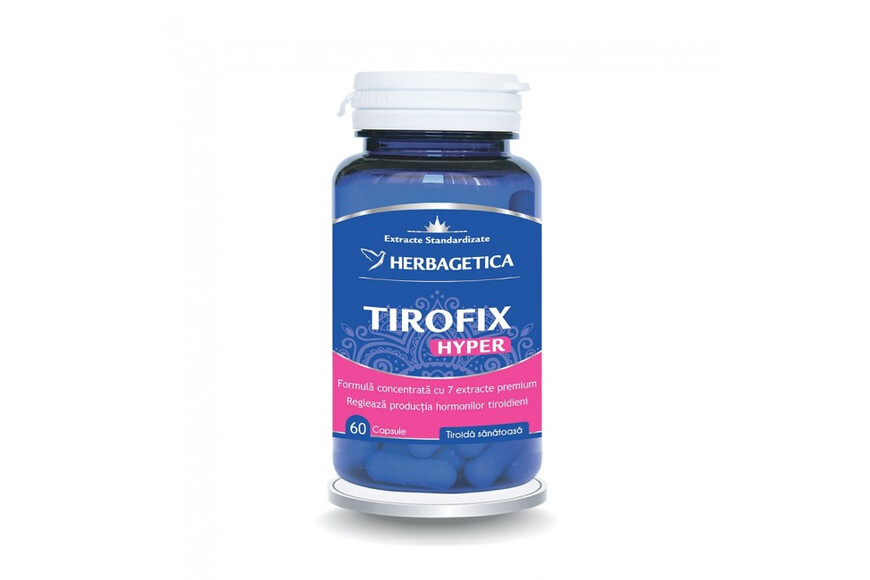 Tirofix Hyper, 60 capsule, Herbagetica