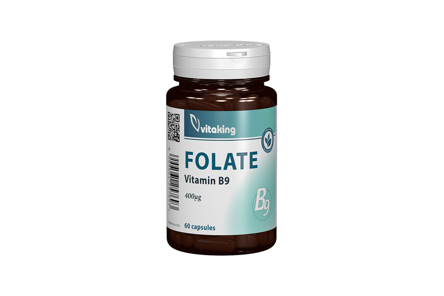 Folat organic 400mcg, 60 capsule, Vitaking