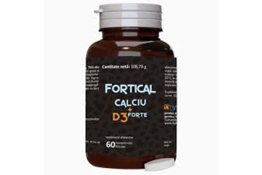Fortical Calciu+d3 Forte 60 Comprimate, Hyllan