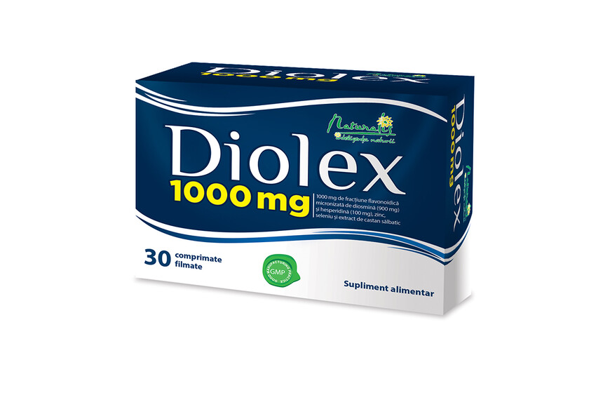 Diolex 1000mg, 30 comprimate, Naturalis