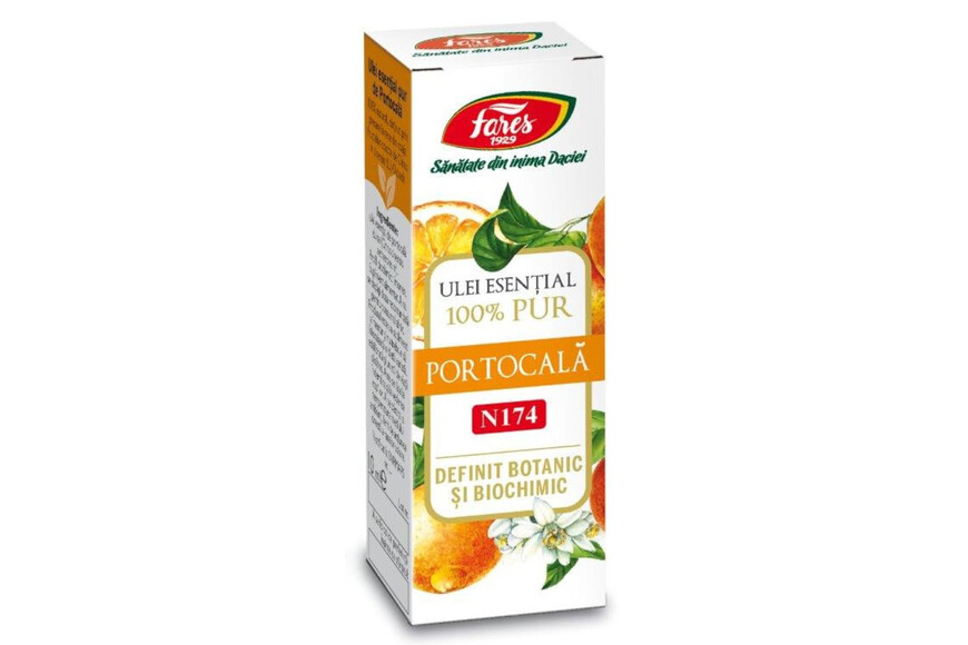 Ulei esential pur din portocale N 174, 10 ml, Fares