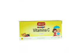 Vitamina C cu 3 arome Bioland Junior, 20 comprimate, Biofarm