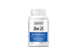 Zinc 25 sulfat de zinc, 25 mg, 90 capsule, Zenyth