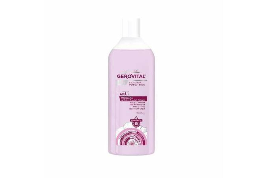 Apă Micelară cu Ulei de Trandafir Sălbatic, 400ml, Gerovital Evolution Perfect Look