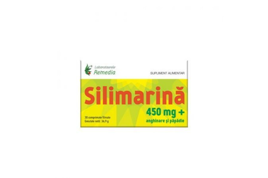 Silimarina, 300 mg, 30 comprimate filmate, Remedia