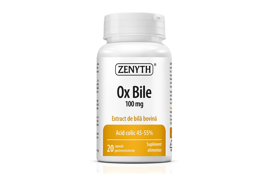 Ox Bile, 20 capsule, Zenyth