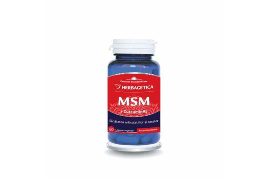 MSM + Cucumin95, 60 capsule, Herbagetica
