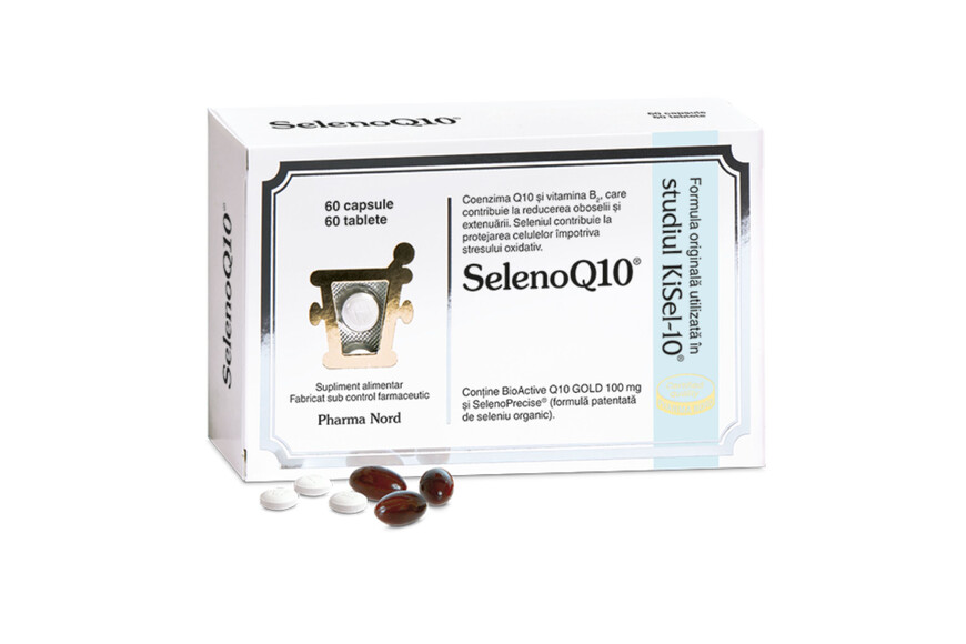 SelenoQ10, 60 capsule + 60 tablete, Pharma Nord