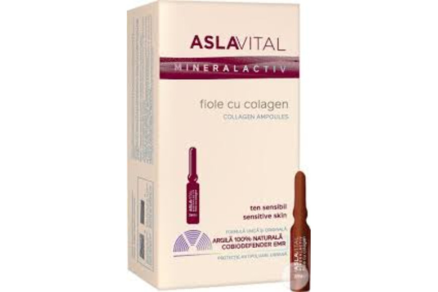 Fiole cu colagen, 10 x 2ml, AslaVital