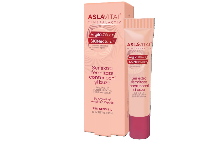 Ser Extra Fermitate, pentru contur ochi si buze MineralActiv, 15 ml, Aslavital