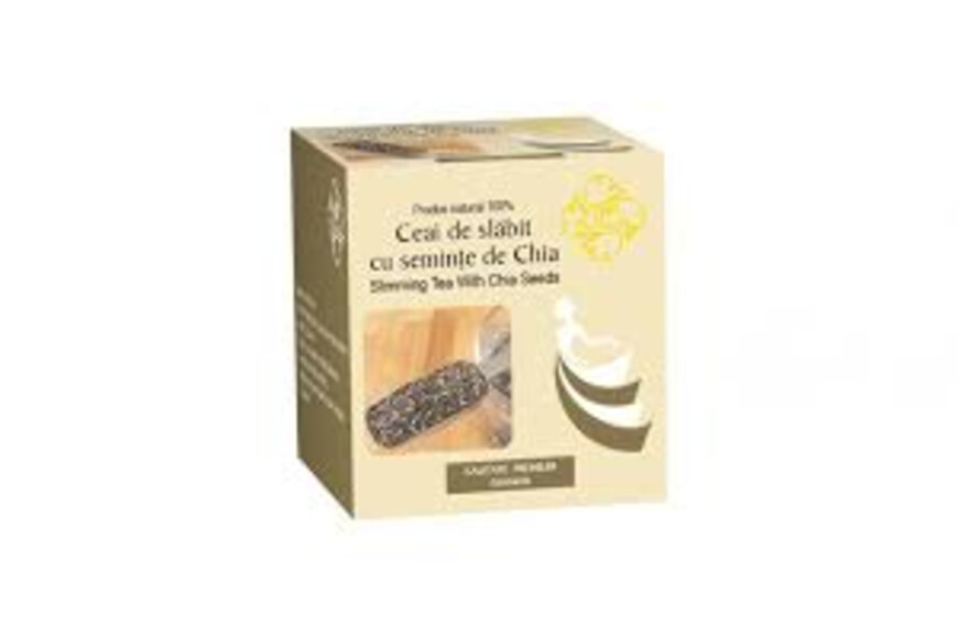 Ceai de slabit cu seminte de Chia, 2g x 20 doze, Bis-Nis