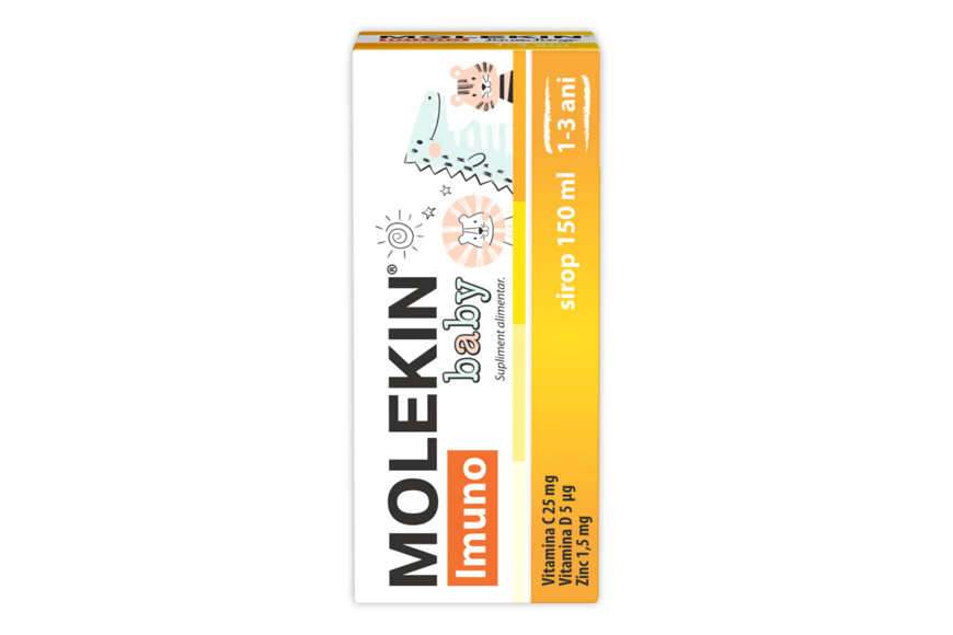Molekin Imuno Baby sirop 1-3 ani, 150 ml, Zdrovit