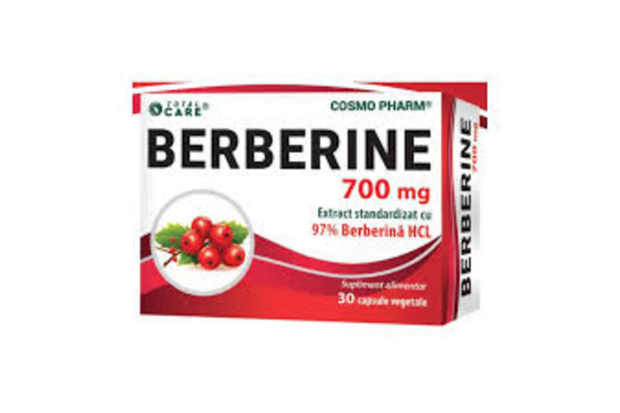 Berberina 700mg, 30 Capsule, Cosmopharm