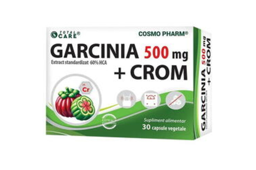 Cosmopharm Garcinia 500mg+ Crom 30 Cps