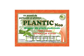 Plantic NEO dropsuri Ayurvedice Portocale & ghimbir fara zahar, 12 bucati, Hercule Herbs