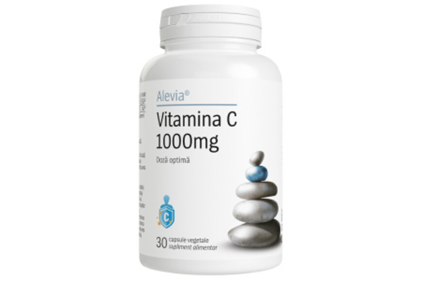 Vitamina C 1000mg 30 capsule vegetale, Alevia