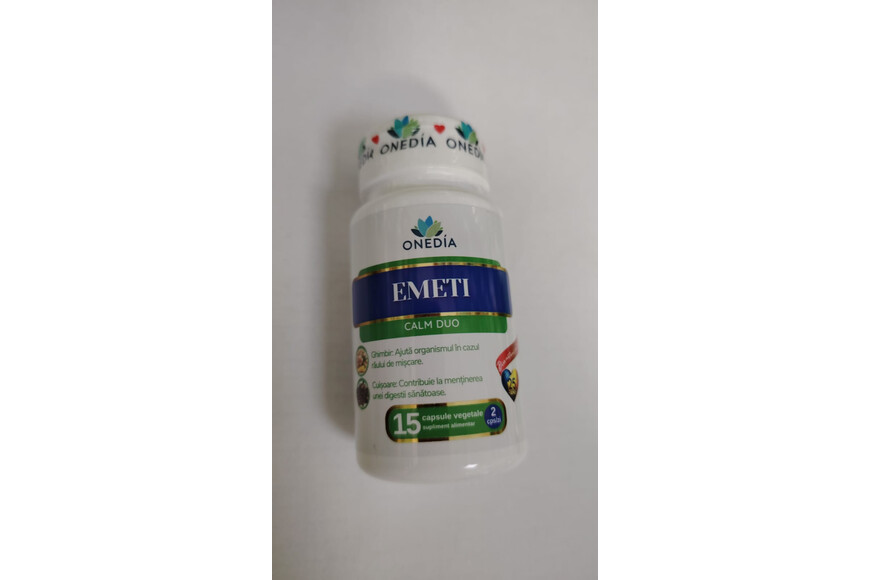 Emeti Calm Duo Rau de Miscare, 15 capsule, Onedia