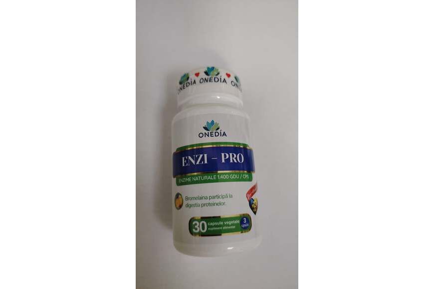 Enzi-pro Enzime Digestive 1400gdu, 30 capsule, Onedia