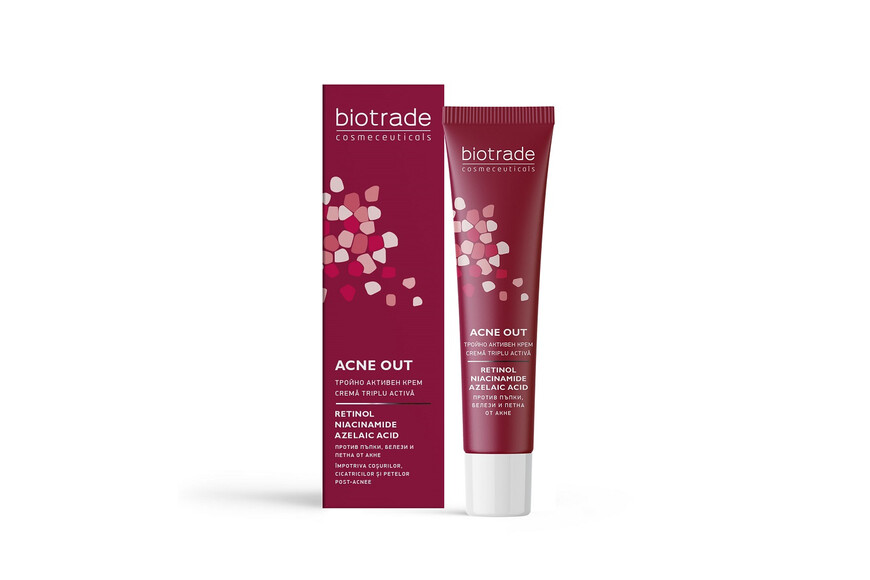 Crema triplu activa Acne Out, 30 ml, Biotrade