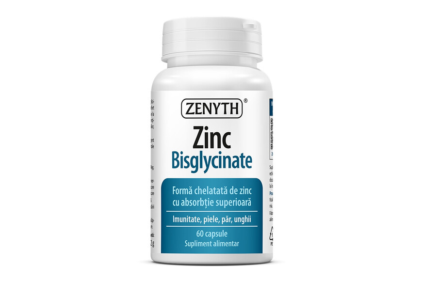 Zinc Bisglycinate, 60 capsule, Zenyth