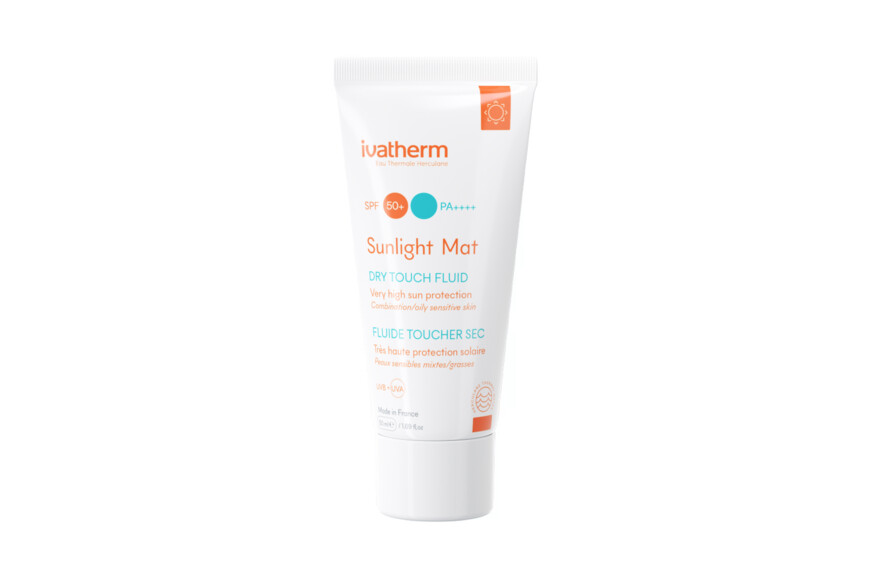 Crema hidratanta cu protectie solara Sunlight Mat, SPF 50+, 50 ml, Ivatherm