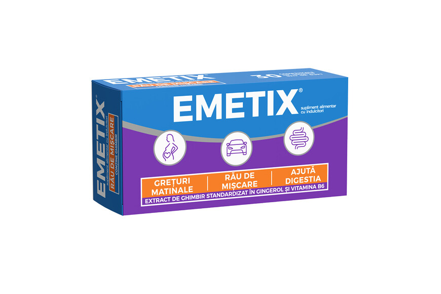 Emetix, 30 comprimate, Fiterman.