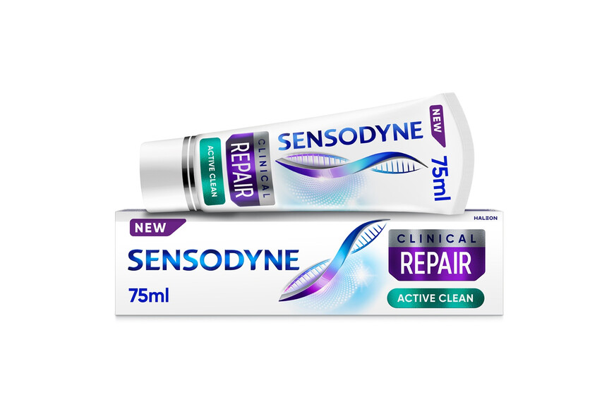 Pasta de dinti Clinical Repair Active Clean, 75 ml, Sensodyne