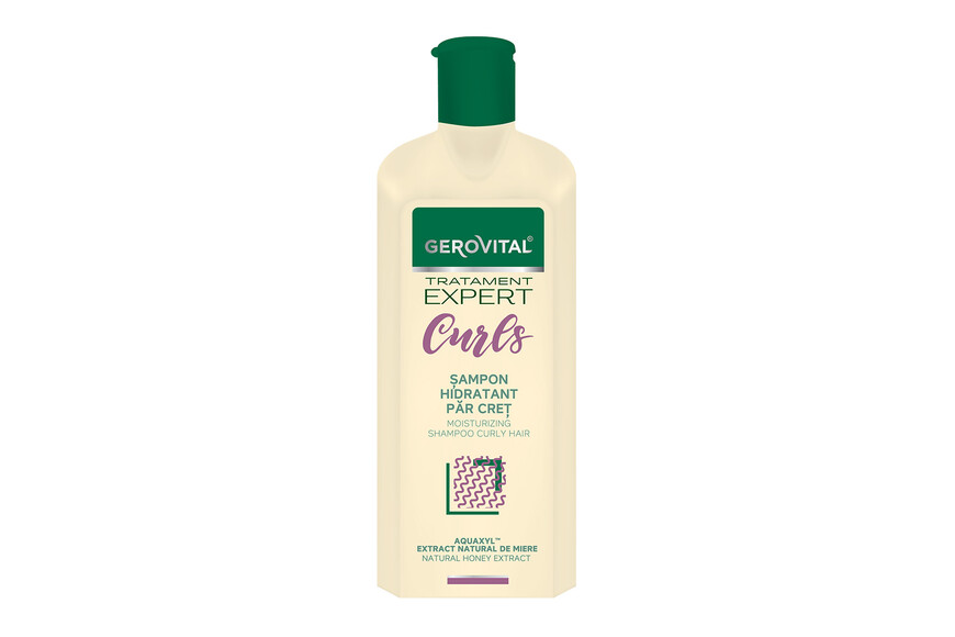 Sampon hidratant pentru par cret Tratament Expert Curls, 250 ml, Gerovital