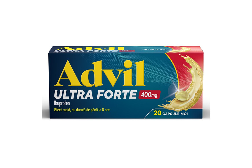 Advil Ultra Forte, 400 mg, 20 capsule moi, Gsk