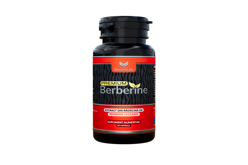 Premium Berberina, 600 mg, 60 capsule, Boost4Life