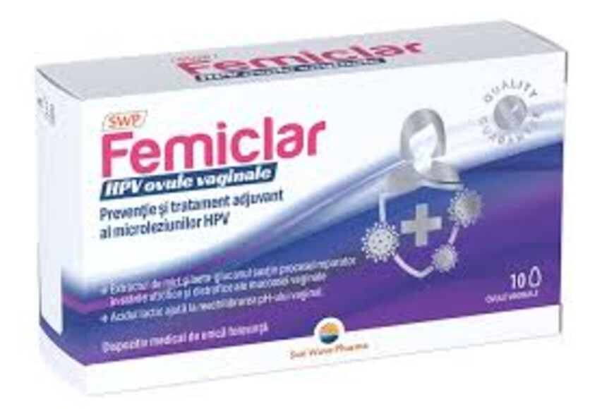 Femiclar HPV, 10 ovule, Sun Wave
