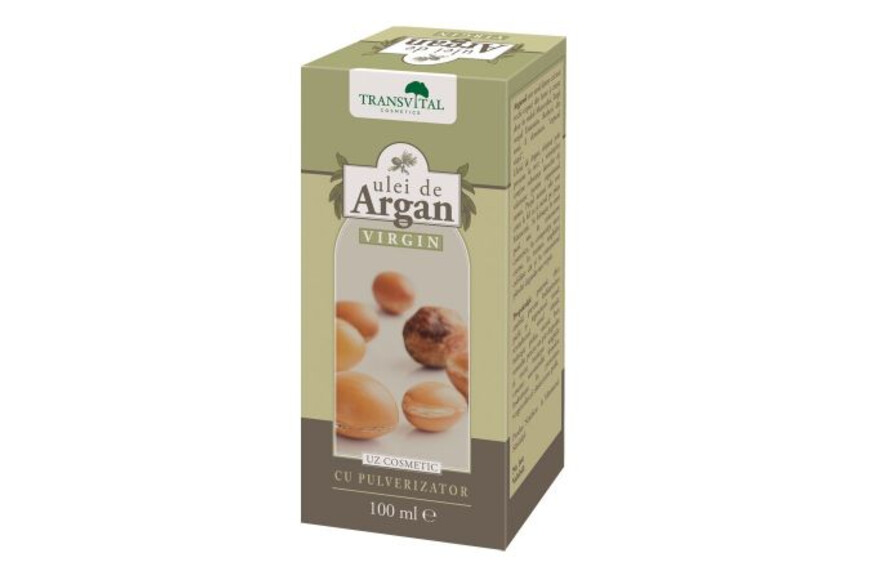 Ulei de argan virgin, 10ml, Transvital