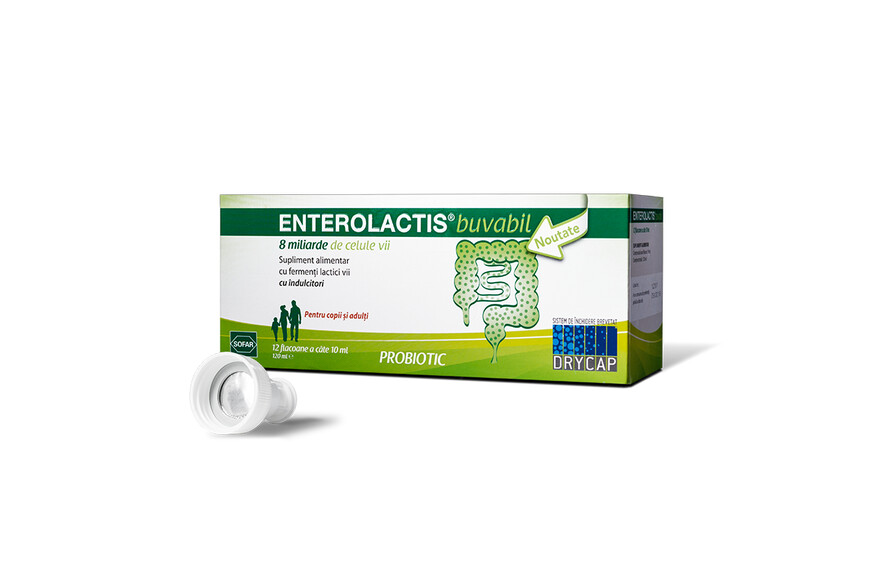 Enterolactis buvabil, 12 flacoane, Sofar