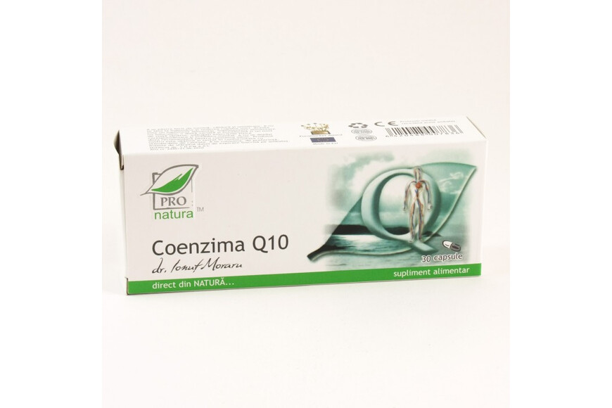 Coenzima Q10 30mg, 30 capsule, Pro Natura
