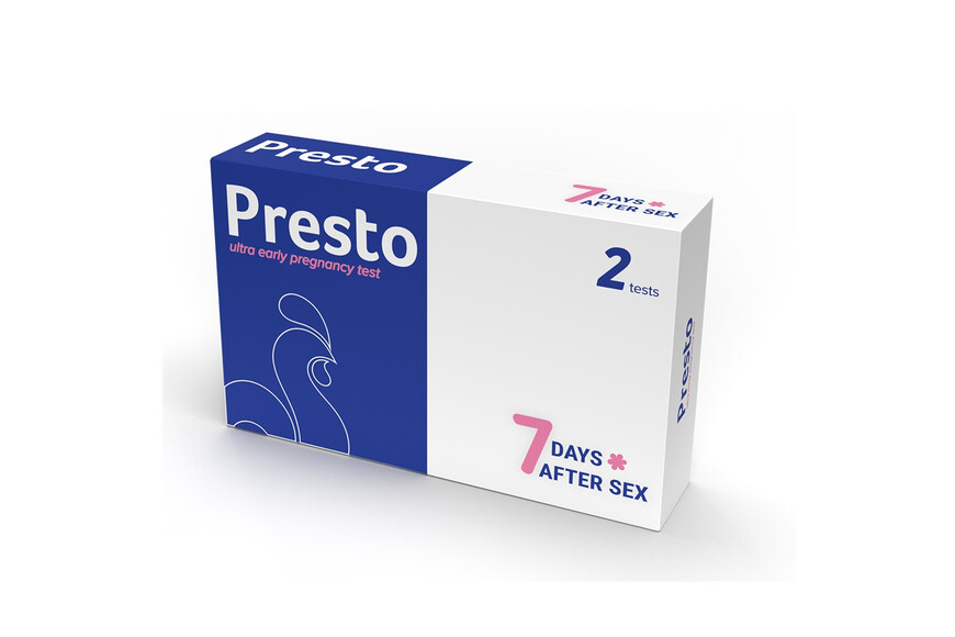 Test de sarcina Presto, 2 bucati, Blue Cross Bio-Medical Co Ltd