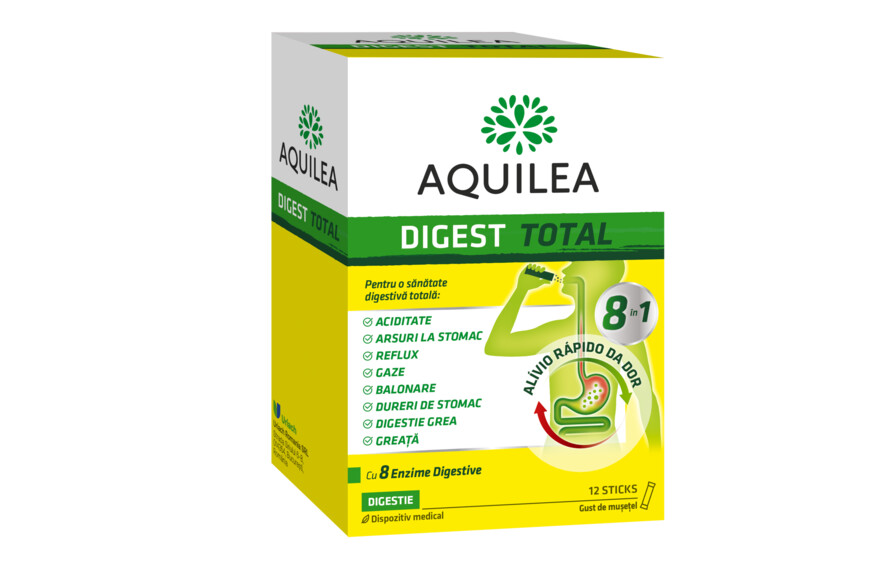 Aquilea Digest Total, 12 Plicuri, Medimow