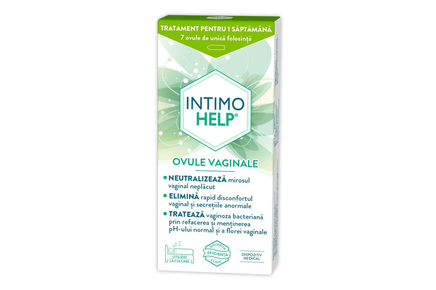 Ovule vaginale Intimohelp, 7 bucati, Intimohelp