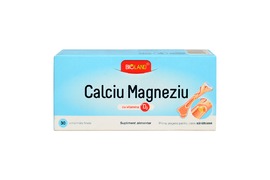 Calciu Magneziu cu Vitamina D3, 30 comprimate, Biofarm