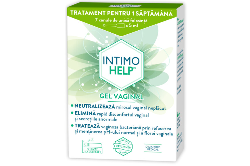 Intimohelp Gel vaginal , 7 canule x 5 ml, Intimohelp