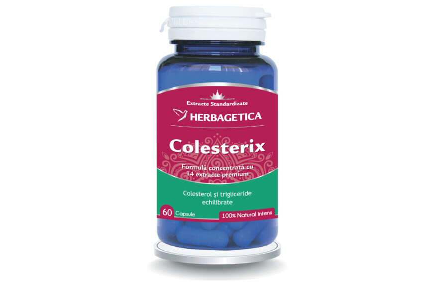 Colesterix, 60 capsule, Herbagetica