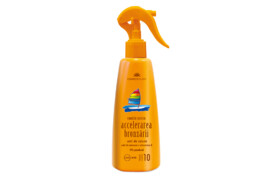 Emulsie pentru accelerarea bronzarii SPF 10 cu unt de cacao, ulei de morcov si vitamina E, 200 ml, Cosmetic Plant