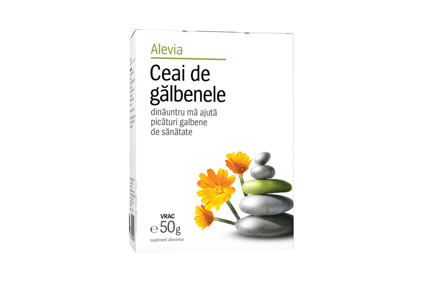 Ceai de galbenele Vrac, 50 g, Alevia