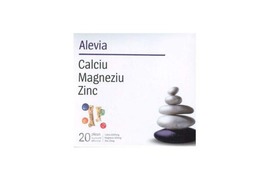 Calciu Magneziu Zinc, 20 plicuri, Alvia