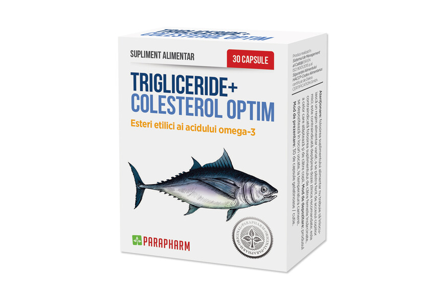 Trigliceride + Colesterol Optim, 30 capsule, Parapharm