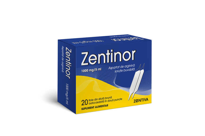 Zentinor, 1000 mg/5 ml, 20 fiole buvabile, Zentiva