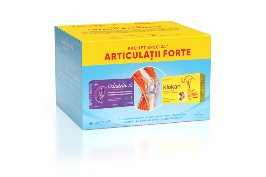 Klokan 30 capsule + Celadrin Extract Forte 500 mg 60 capsule pachet, Good Days Therapy