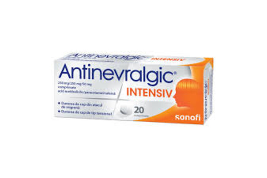 Antinevralgic Intensiv 250 Mg/250 Mg/50, 20 comprimate, Opella